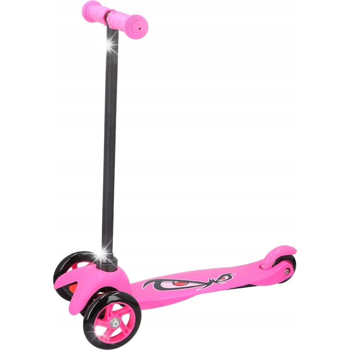 No Fear háromkerekű gyermekroller, habszivacs fogantyúk, gumi kerekek, 54x25x63cm, 1,9kg