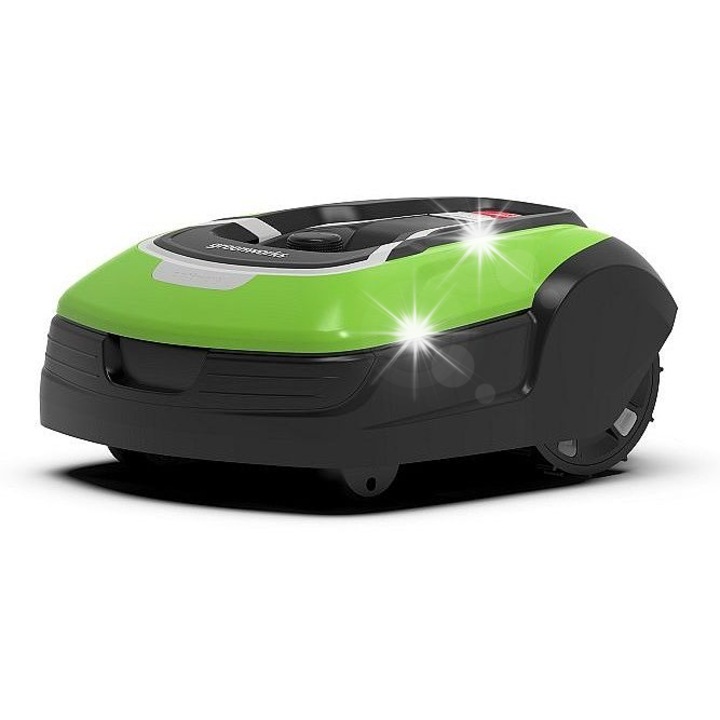 Greenworks OptiMow 15 GSM robotfűnyíró, 1500 m2, 20-60 mm, teljes készlet