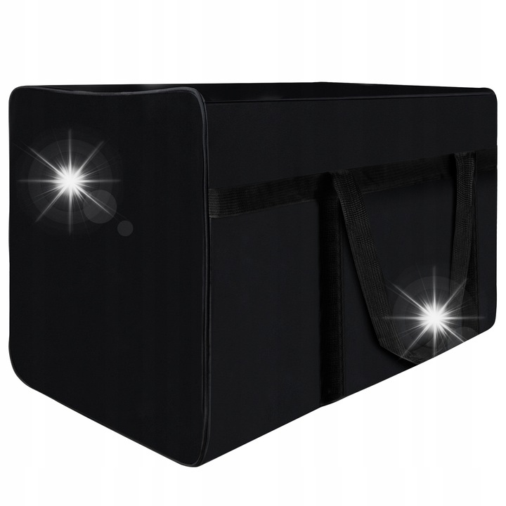 Пътна чанта Trizand, 200L, водоустойчива, 80x50x50см, черна, с 2 ципа