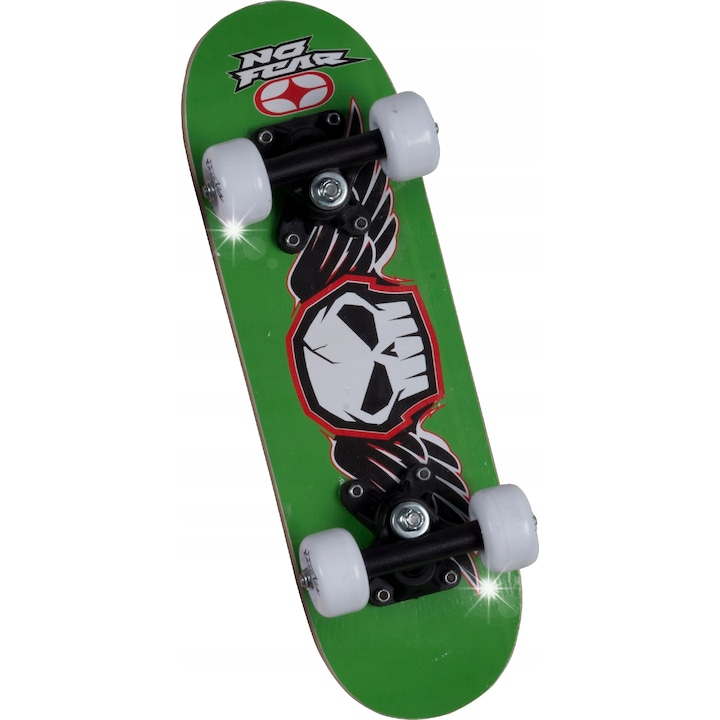 Skateboard NO FEAR 43x12.7cm, verde
