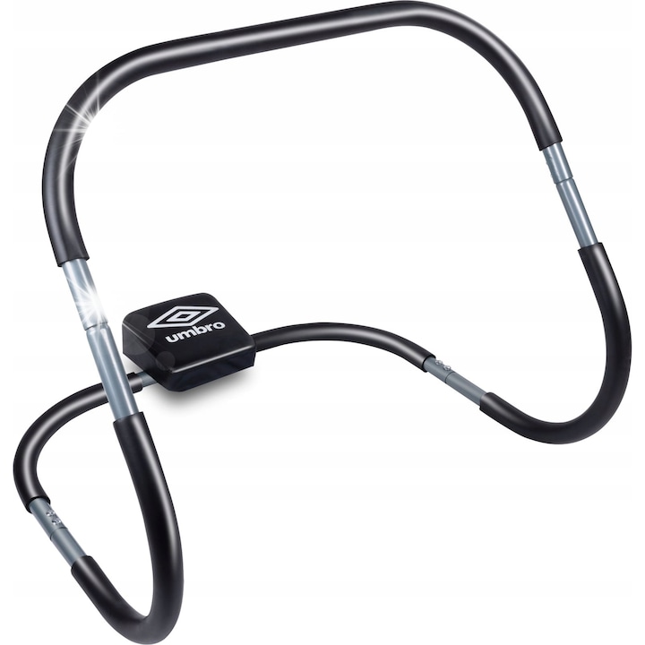 Rola de exercitii pentru abdomen UMBRO, design ergonomic, protectie spuma, culoare neagra, dimensiune universala