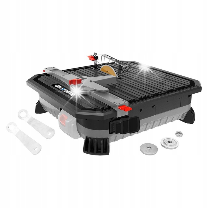 Przecinator de placi Graphite Energy+ 18V, fara acumulator, 110mm, 24mm adancime de taiere, set complet