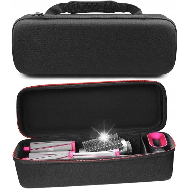 Etui transport pentru aparate de styling par, negru, 395x150x125mm, set