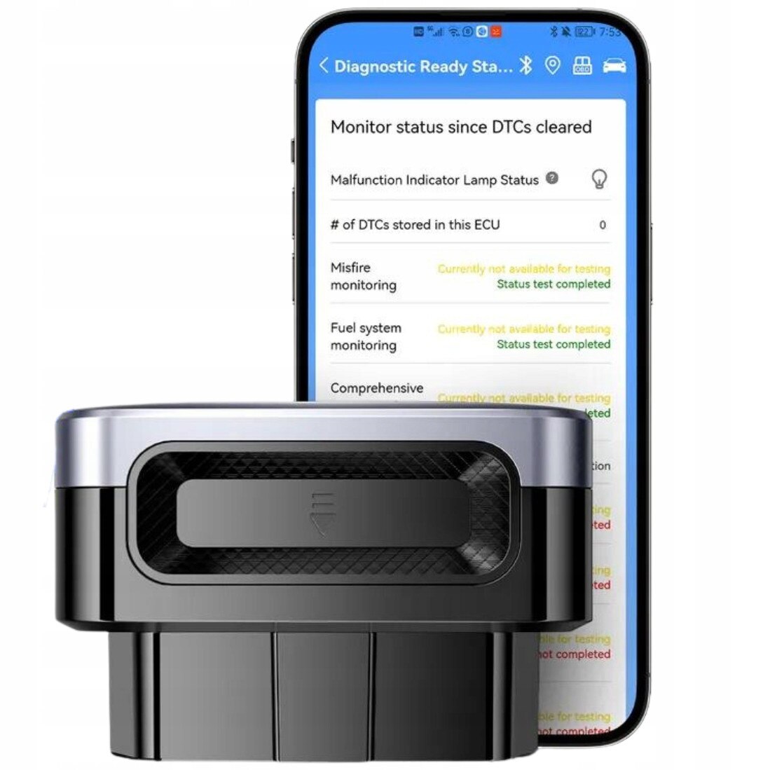 Fd10 Fnirsi FD10 OBD2 autó hibakód olvasó, Bluetooth 5.1, valós idejű ...