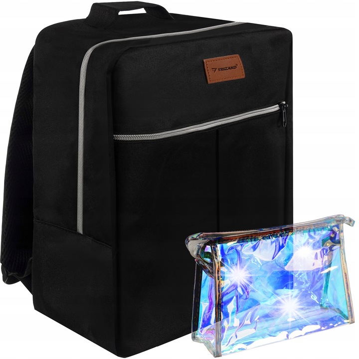 Пътна чанта Trizand, модел 23734, черен цвят, размери 30x45см