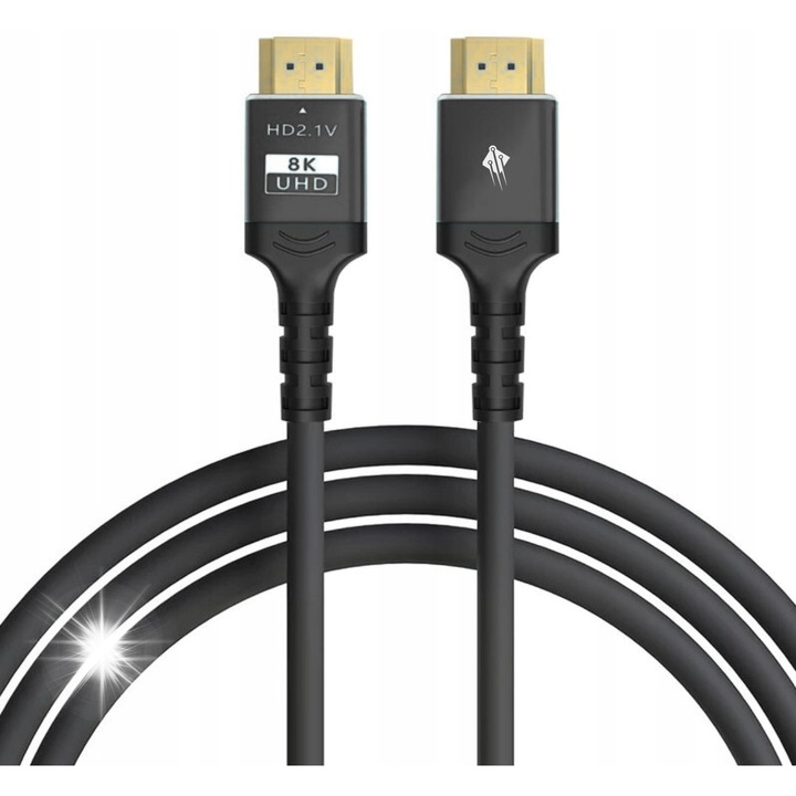Кабел HDMI 2.1 8K Ultra HD 4320P 5м, поддръжка на HDR 10, черен цвят