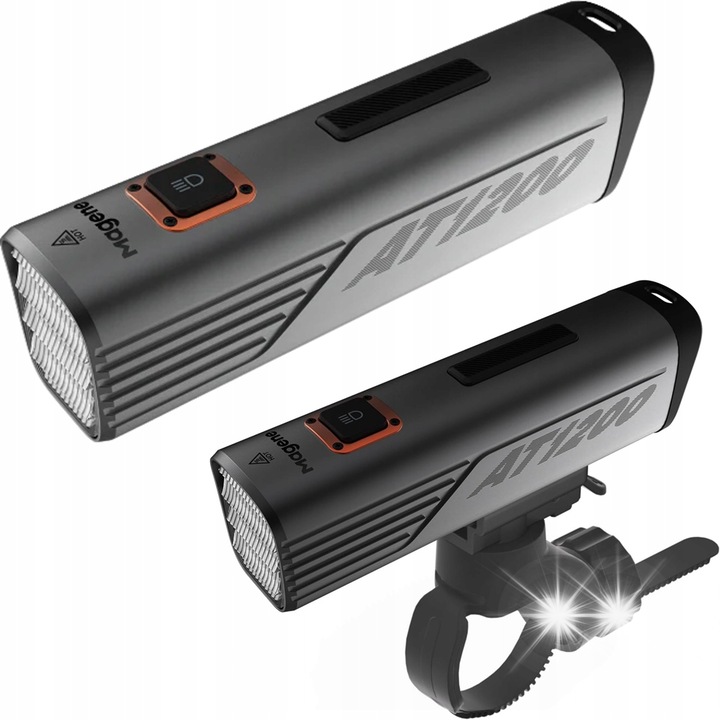 Magene AT1200 kerékpárlámpa, 1200 lumen, 5000mAh, IPX6, rugalmas rögzítés