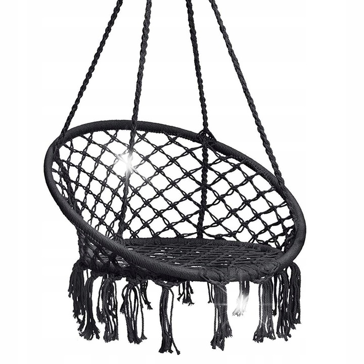 Висящ хамак Mirpol, модел BG-01B, бежов, 60x80см, капацитет 150кг