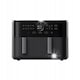 ФритюрникбезмазнинасдвеотделенияXiaomiDualZoneAirFryer10L,2700W,3.5L+6.5L,черен