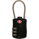 Set 2 Lacate TSA pentru Bagaj, Abbey Camp, Negru, 3x8x1cm