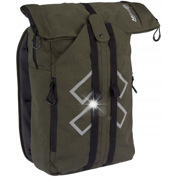 Rucsac turistic Abbey 18L, verde, 64x29x11cm, impermeabil