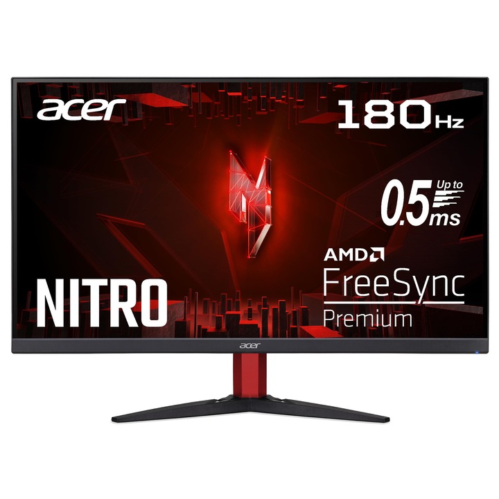 Monitor Acer CB243YE, 23.8 inch, Full HD, IPS, 75Hz, 1ms, Negru