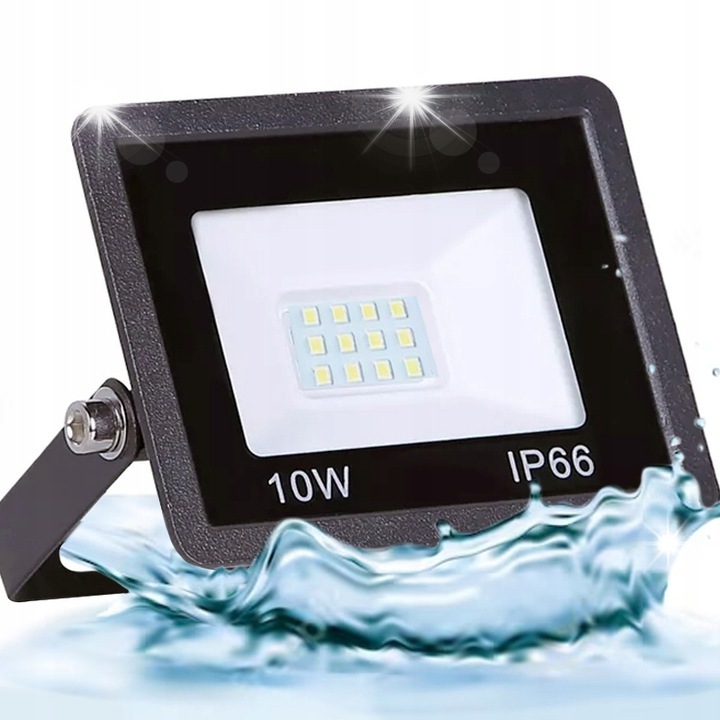 Proiector LED 10W 950lm IP66, aluminiu, 100x80x26mm