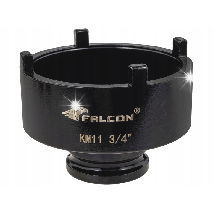 Cheie cu nasada Falcon KM11, 3/4", 19,1mm, crom-vanadiu, pentru piulite rowkowe