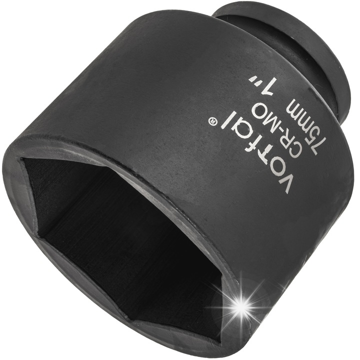 Capat de cheie tubulara de impact 1", Vorfal, 75mm, 90mm, CR-MO