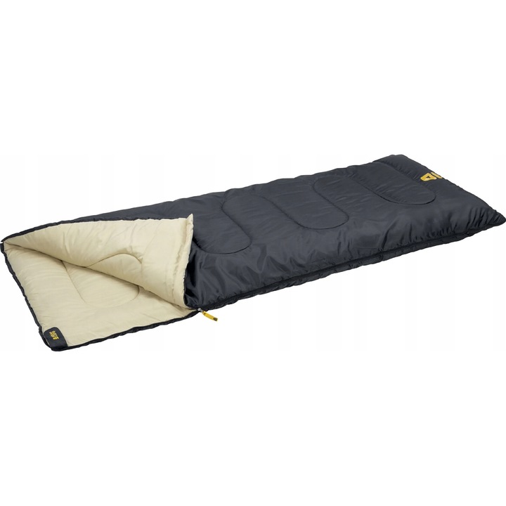 Sac de dormit Abbey, 210x80cm, 100% poliester reciclat, impermeabil, temperatura confort 7°C, set transport.