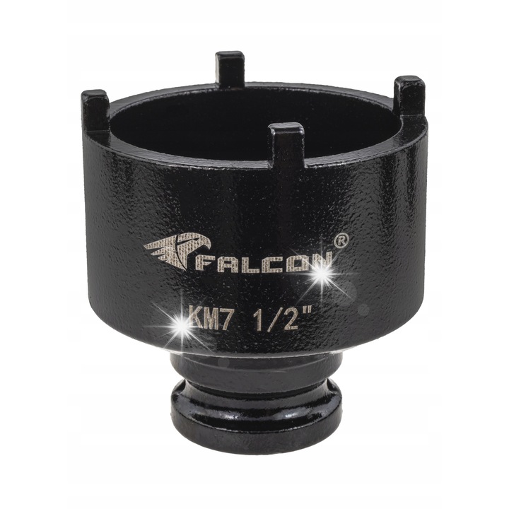 DUGÓKULCS, Falcon, 1/2", 12,5 mm, 48x57mm, króm-vanádium