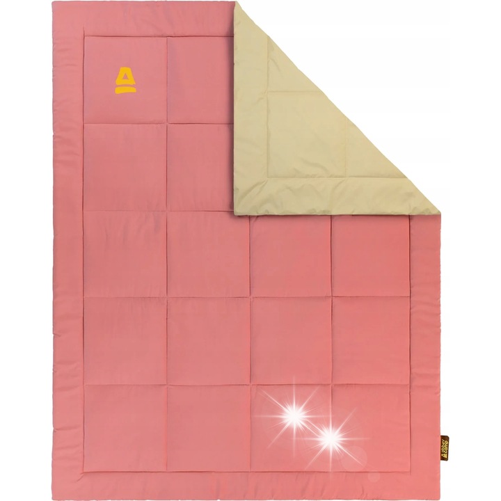 Плажна покривка за пикник Abbey Saopaolo, 180x140см, водоустойчива, розова