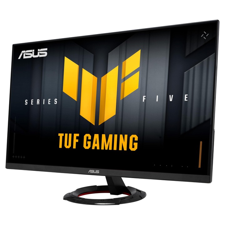 Монитор Asus Tuf Gaming Vg249Q5R 24 инча Full HD (200 Hz, 0.3Ms Gtg, Freesync Premium, Адаптивна синхронизация, Elmb, Gamefast вход, Hdr10, Fast-Ips панел, 16:9, 1920X1080, Displayport, Hdmi, Високоговорител)