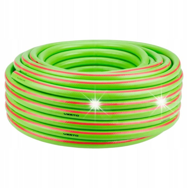 Градински маркуч Verto 30 м, 3/4", устойчив на UV лъчи, 3 слоя