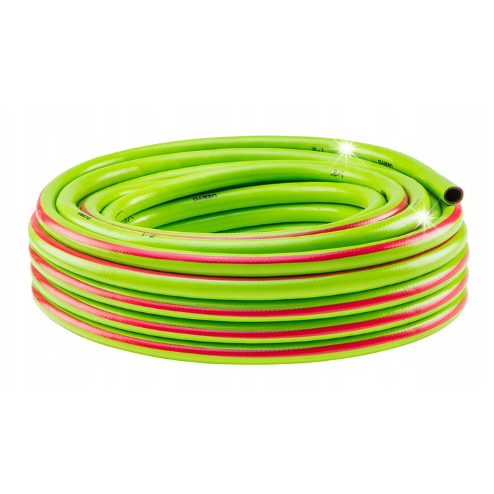 Градински маркуч Verto 20м, 1/2", 3 слоя, UV устойчив, комплект 1 бр