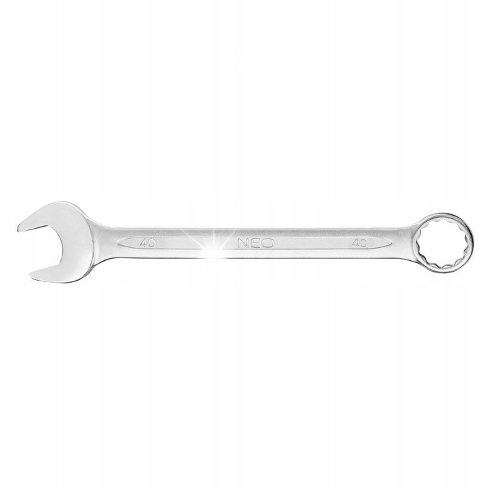 Cheie plasko-oczkowy NEO 46 mm, 500 mm, din otel crom-vanadiu, 1 buc.