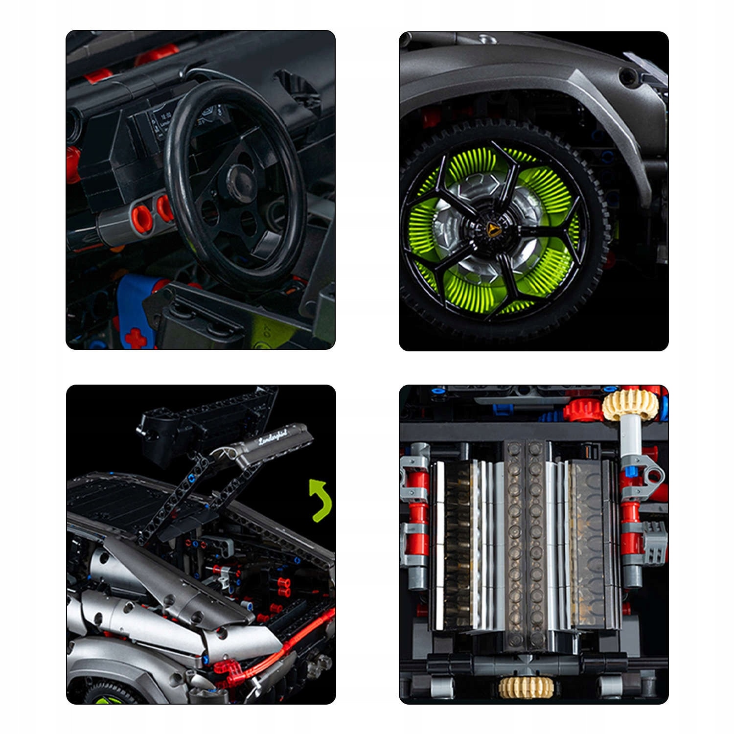 Set de constructie Kbox Lamborghini Urus, 3251 piese, 50x25x17cm