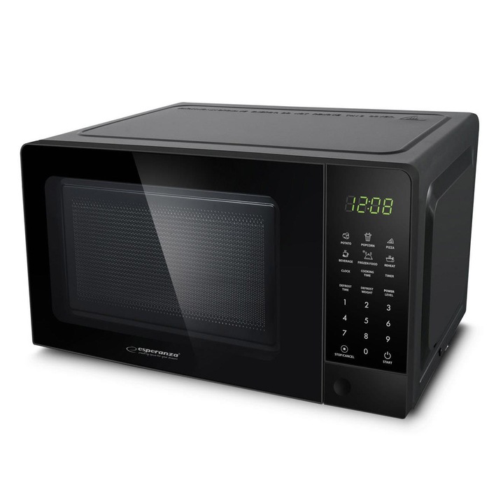 Cuptor electric, Lund, Cu microunde, 2000W, 48 l, Argintiu, Negru