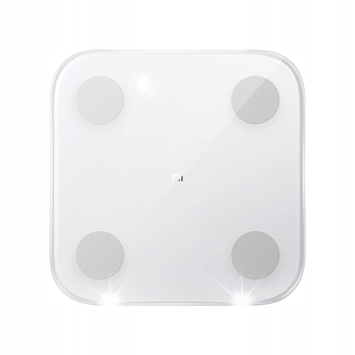 Смарт кантар Xiaomi Mi Body Composition Scale 2, бял, 300x300x25мм, Bluetooth 5.0, 13 параметъра