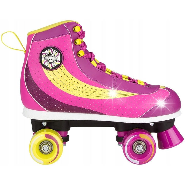 Wrotki retro Nijdam, 39, sintetic, anatomic, 54x32mm, pentru recreere