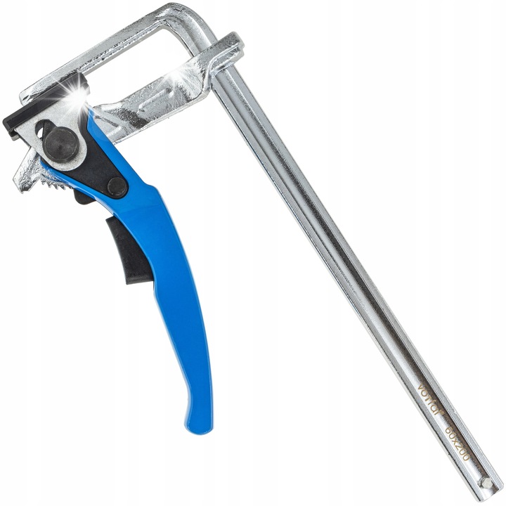 Clema de prindere Vorfal 200x60mm, metalica, cu ajustare rapida, pentru sine de ghidare