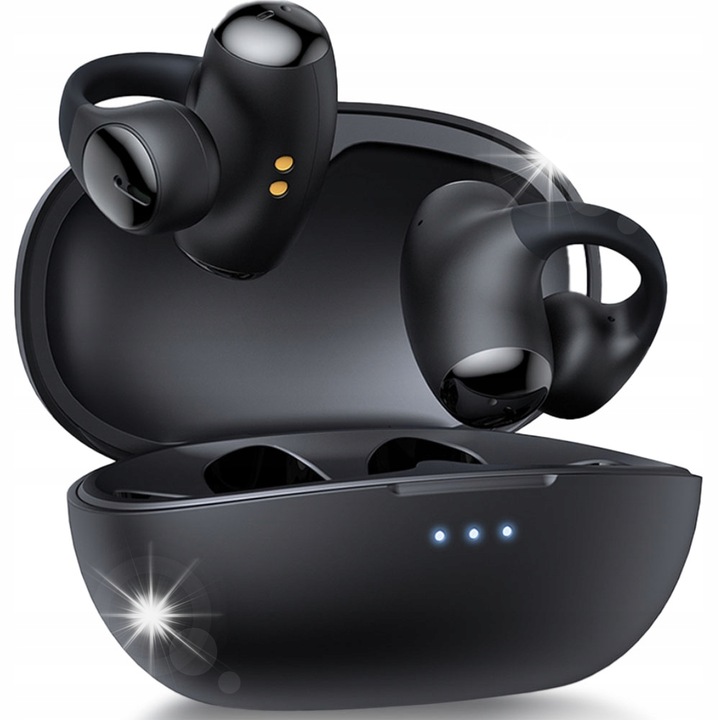 Vezeték nélküli fülhallgató Onikuma T306, Bluetooth 5.3, ergonomikus kialakítás, fekete