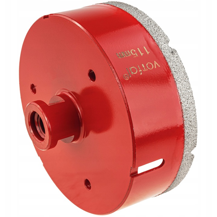 Burghiu diamantat 115 mm M14, Vorfal, pentru gresie, granit, marmura, set cu tuba de plastic