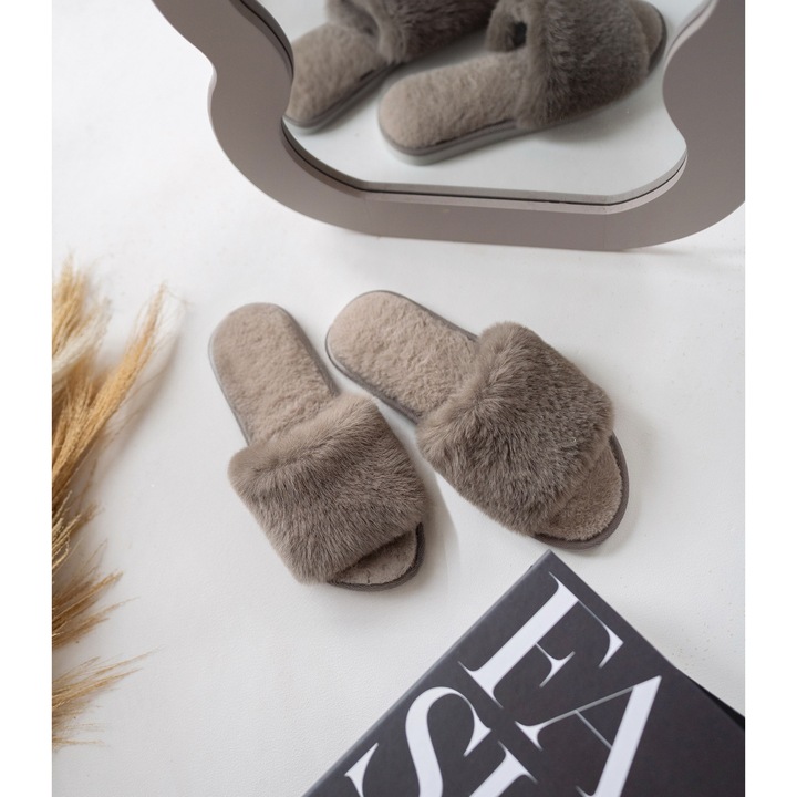 Papuci de dama Natural Style NS-270 Maro, Maro, 38