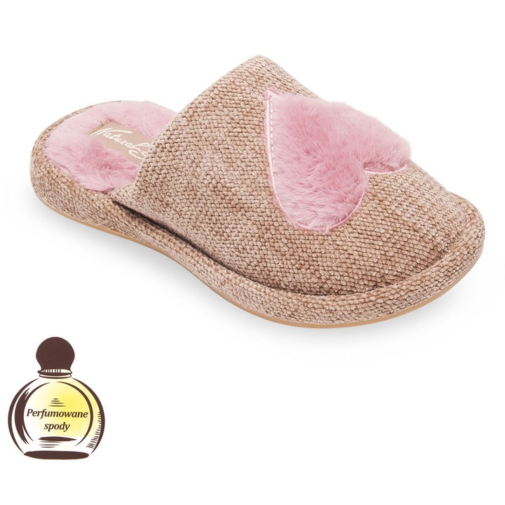 Papuci de dama Natural Style NS-239 Bej, Bej, 41