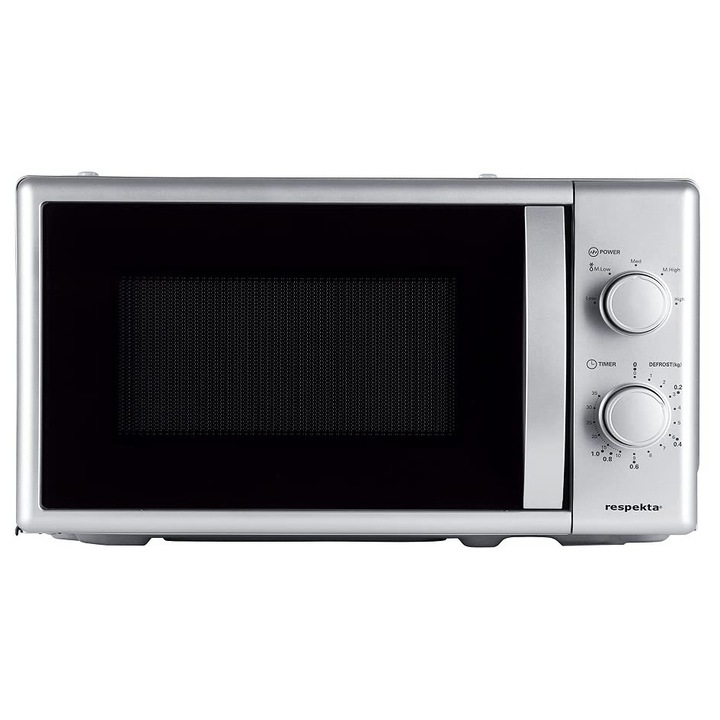 Respekta cuptor cu microunde sub blat MW700 W / cuptor cu microunde solo 20 L / 5 niveluri de putere / functie de dezghetare / 35 min. cronometru / 30, 6 x 45, 2 x 26, 2 cm (inaltime x latime x adancime)