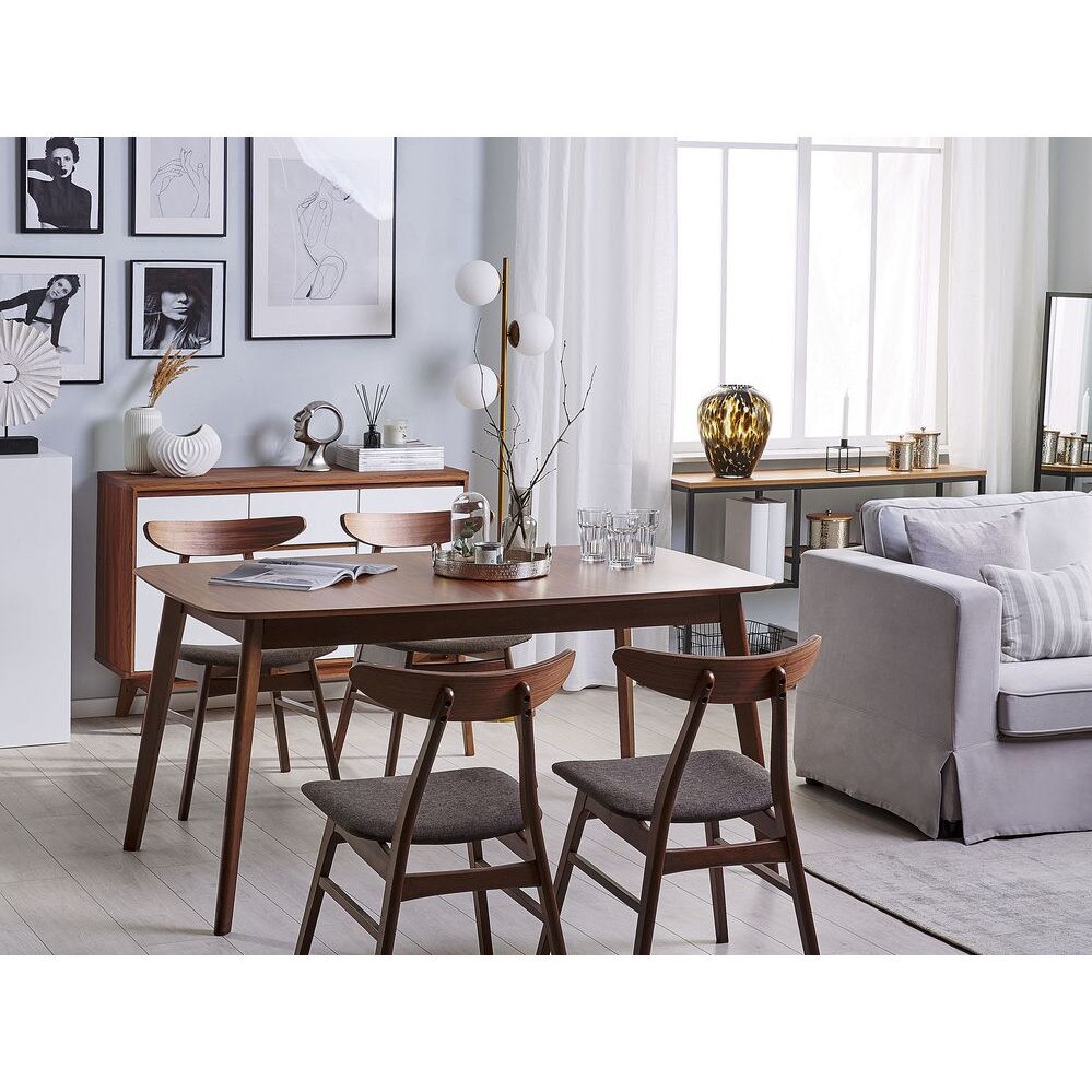 Masa de dining extensibila Madox Nuc inchis 120/150 cm 75 cm - eMAG.ro