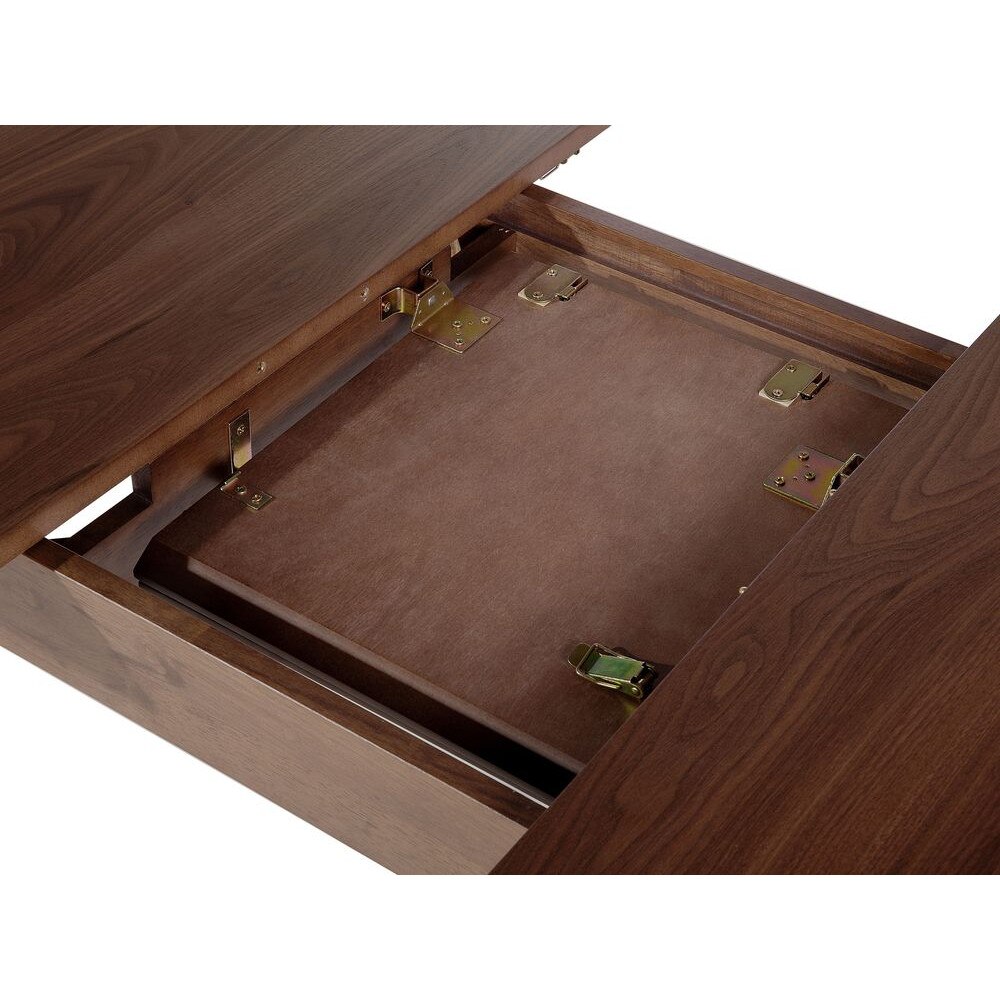 Masa de dining extensibila Madox Nuc inchis 120/150 cm 75 cm - eMAG.ro