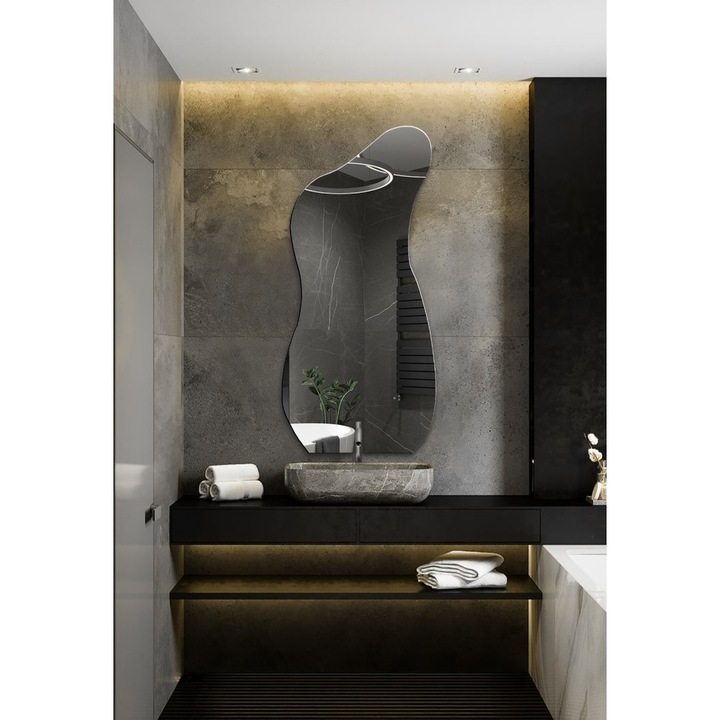 Oglinda decorativa cu forma organica - ANGELIT, Alfaram, 89x190cm