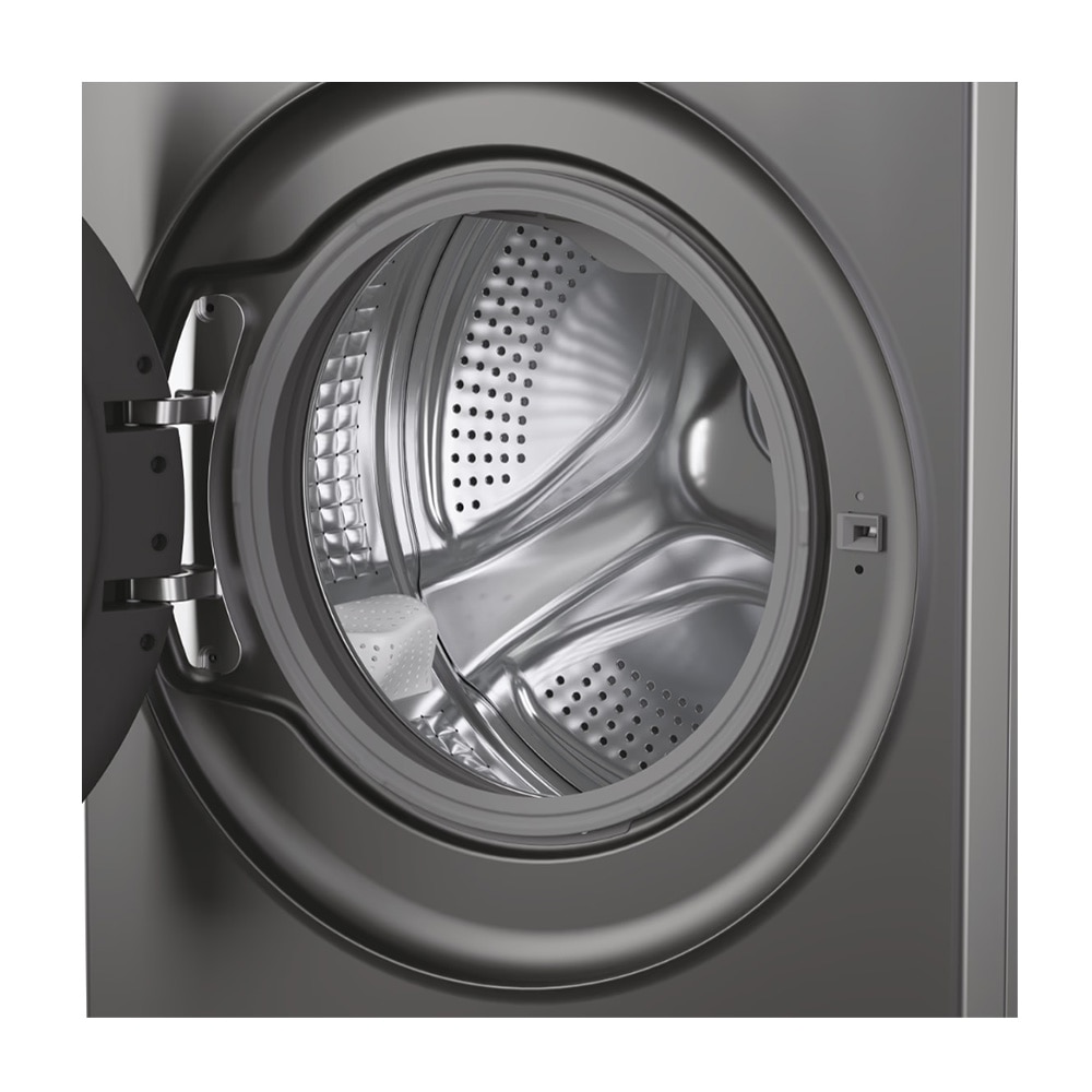 Masina de spalat rufe Candy BR 47SBL8G-S, Wi-Fi, Speed Drive Inverter, Steam, Soft Drum, ProActive Wash, 1400 rpm, 7 kg, Clasa A, Gri inchis