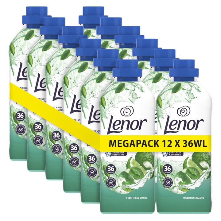 Lenor Megapack öblítő 12x36 mosás, folyékony, 24 órás frissesség