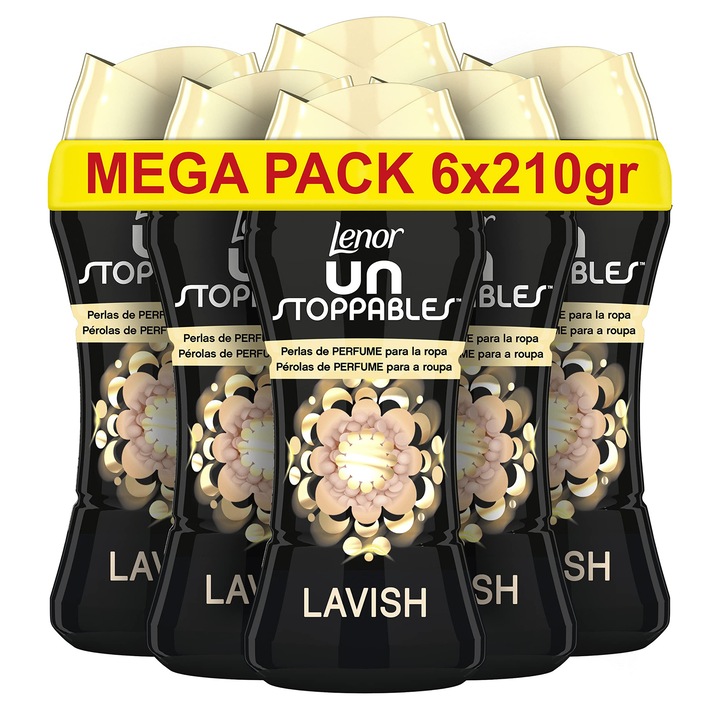 Lenor Unstoppables Lavish illatfokozó, 6 x 210g-os szett, gyöngyök