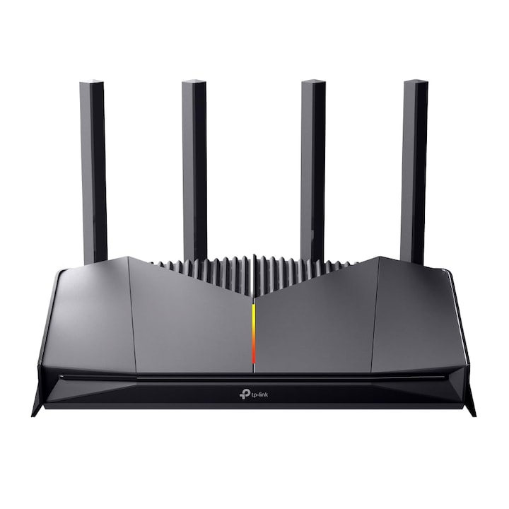 Router de jocuri TP-Link Archer GE230 Wi-Fi 7, WLAN dubla banda BE3600, 2 porturi 2, 5 Gbit/s + 3 porturi Gigabit, MLO, HomeShield, USB 3.0, EasyMesh, retea privata pentru jucatori, iluminare RGB fara intreruperi