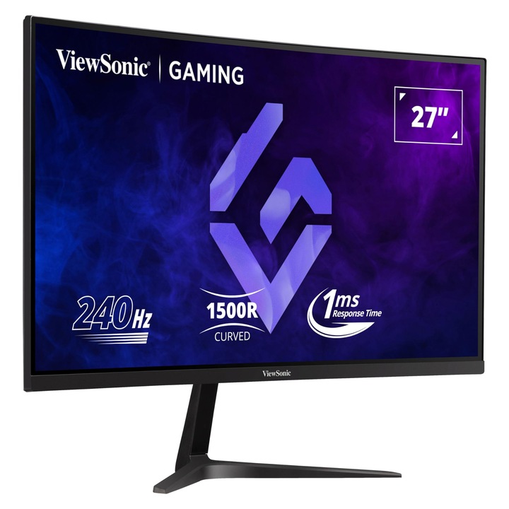 Monitor gaming ViewSonic Vx2719-Pc-Mhd curbat 27 inch, negru, Full HD, 240 Hz, negru