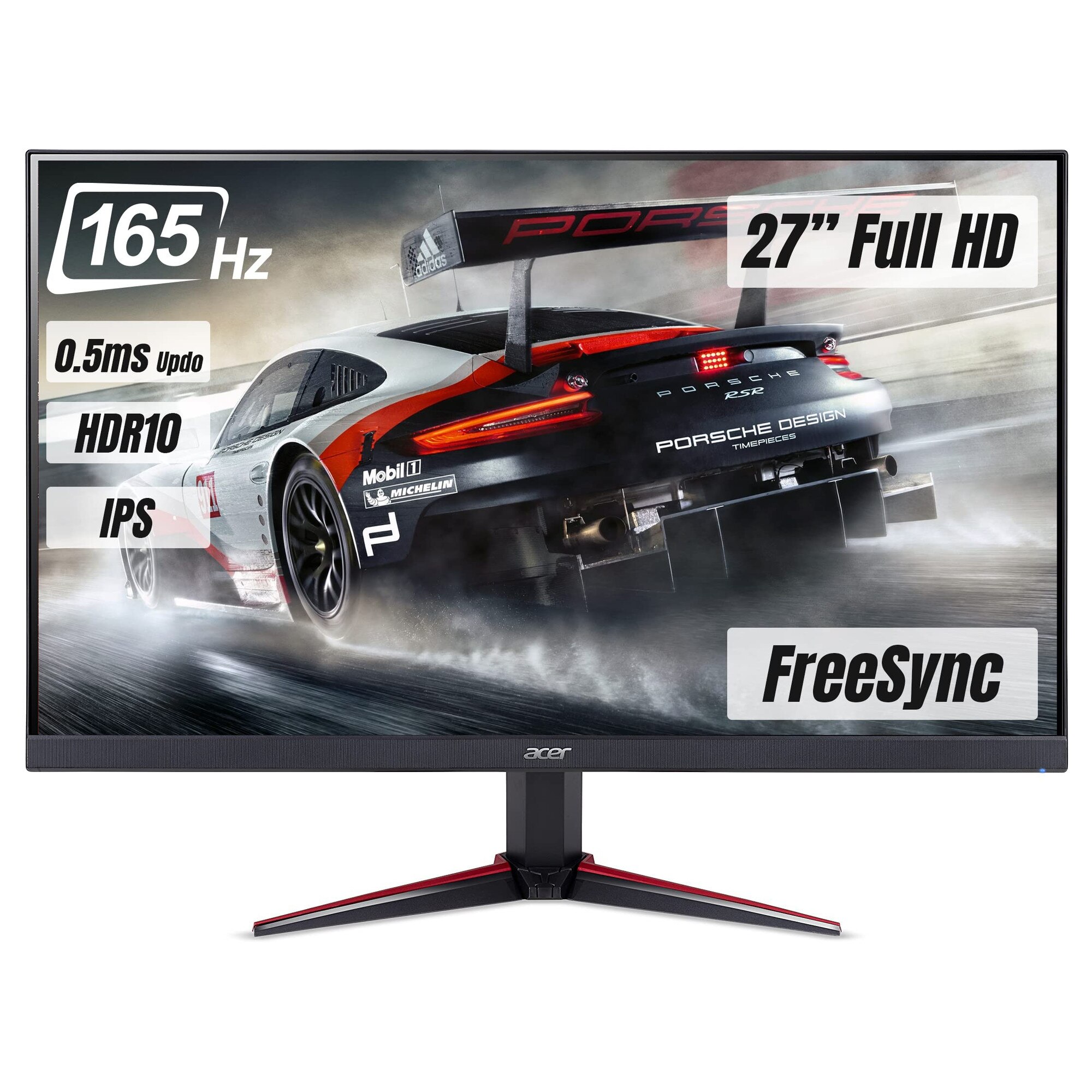 Monitor de Gaming Acer Nitro VG270S, 27 inch, Full HD, 165Hz