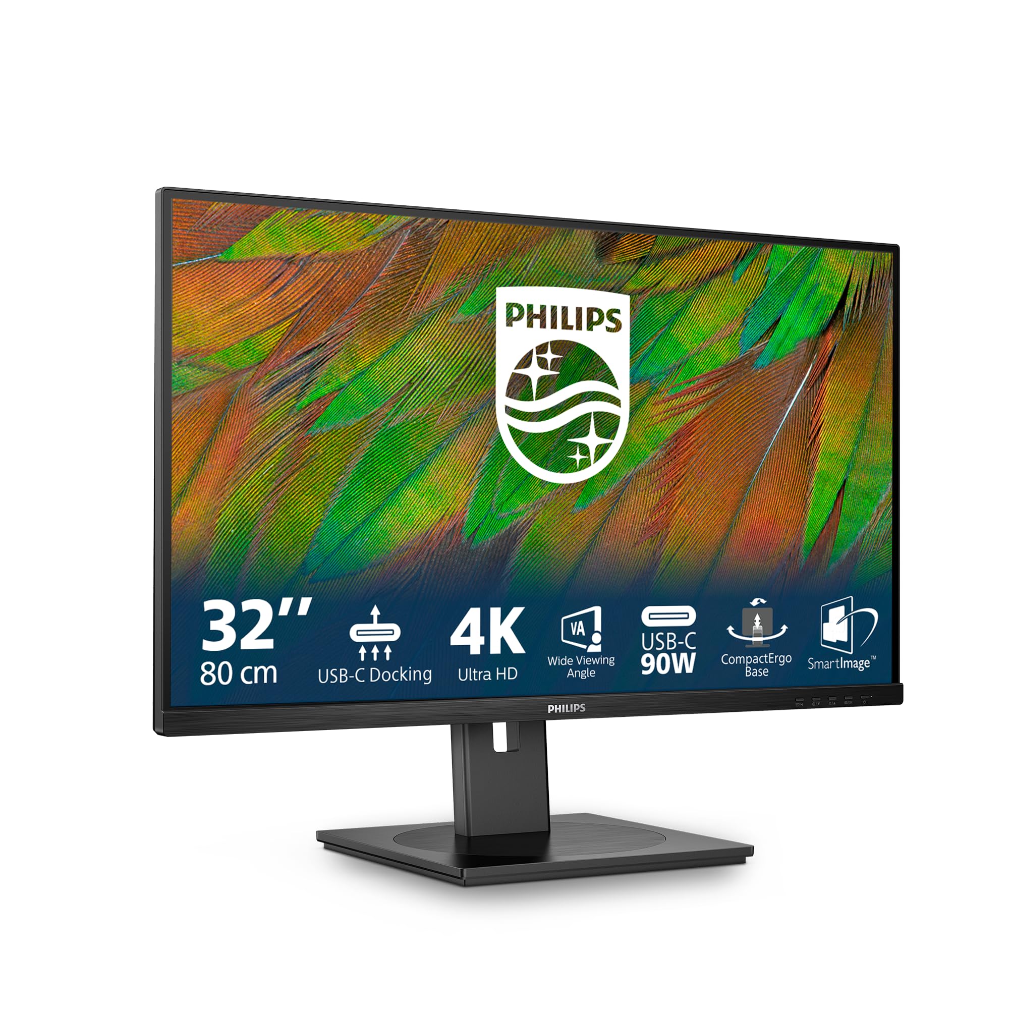 Monitor LCD Philips 32B1U3900, UHD 32 inch, reglabil pe înălțime