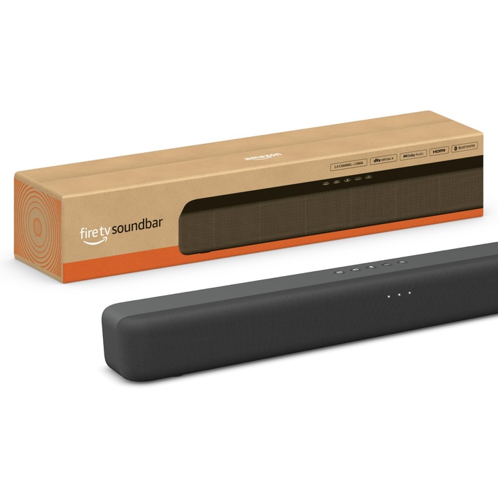 Amazon Fire TV Soundbar, 2 csatornás, DTS Virtual:X, Bluetooth