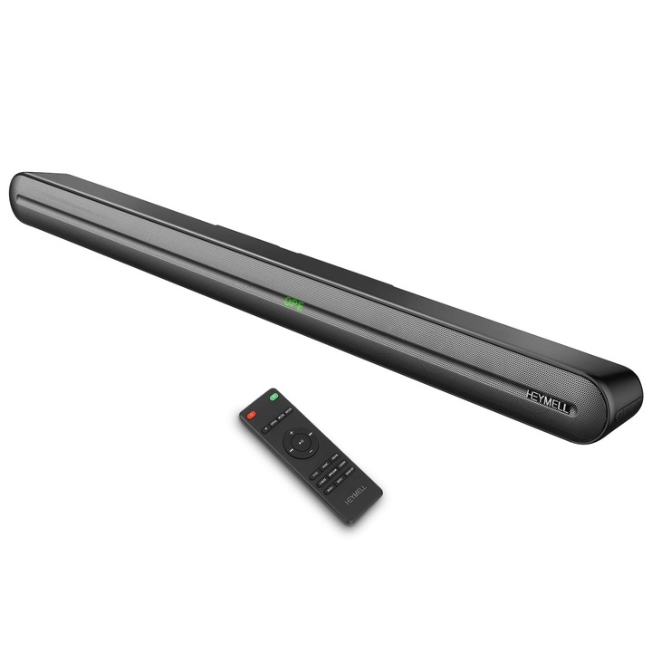 Heymell 2.1 Soundbar, 150 W, 92 cm, beépített mélynyomóval, Bluetooth, HDMI ARC