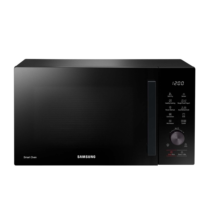 Panasonic NN-J19KSMEPG cuptor cu microunde si gratar cu placa rotativa, 20 litri, inox, 800 W, gratar 1000 W, 9 programe automate, argintiu