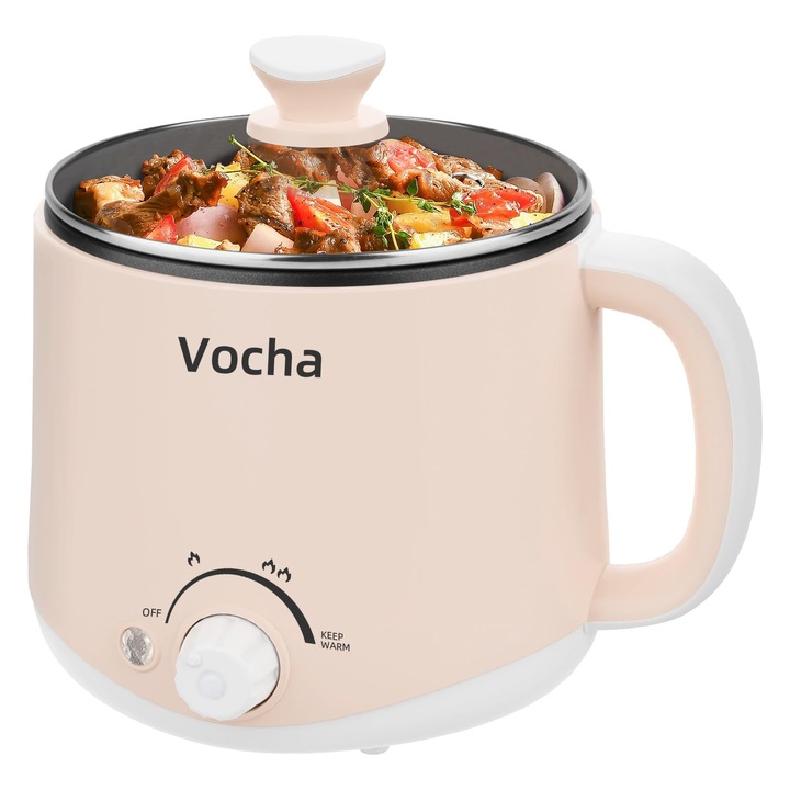 Vocha elektromos edény, multifunkcionális, 1.6L, bézs